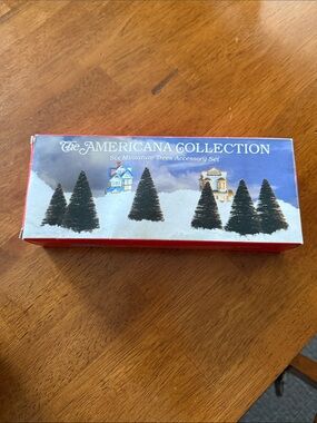 Liberty Falls Collection boxed vintage Christmas Trees